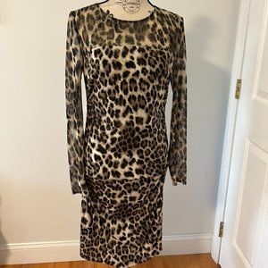 Cheetah Print Kay Unger Dress
